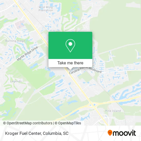 Kroger Fuel Center map