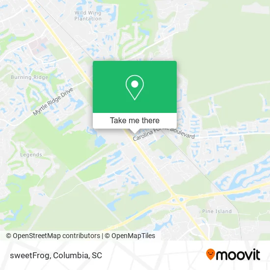 sweetFrog map