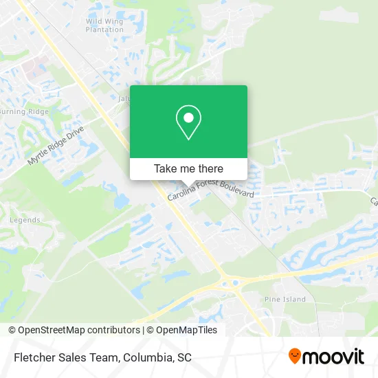 Fletcher Sales Team map