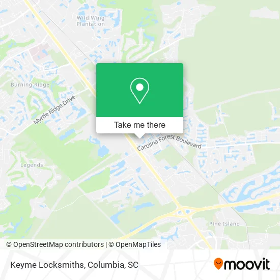 Keyme Locksmiths map