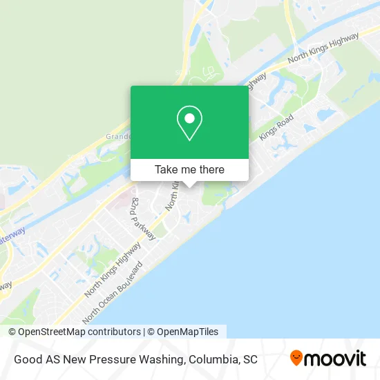 Good AS New Pressure Washing map
