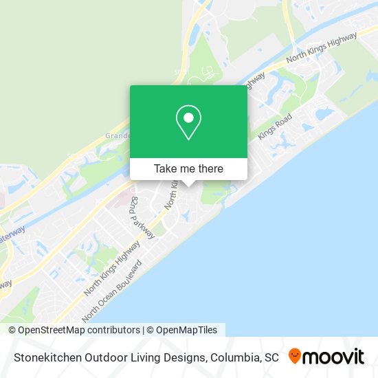 Mapa de Stonekitchen Outdoor Living Designs