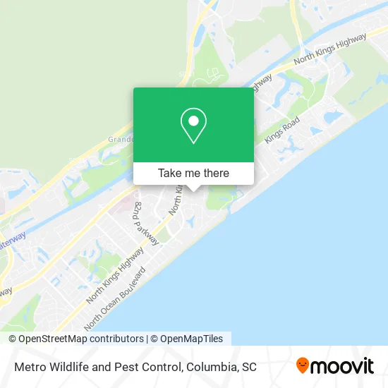 Metro Wildlife and Pest Control map