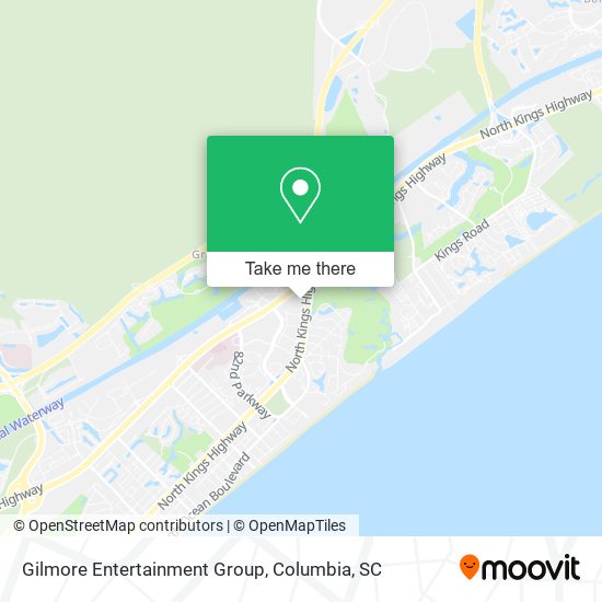 Gilmore Entertainment Group map