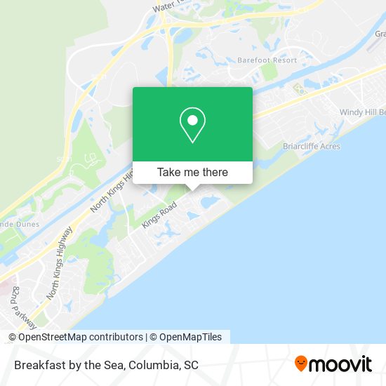 Mapa de Breakfast by the Sea