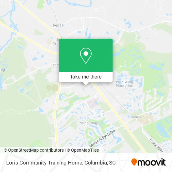 Loris Community Training Home map