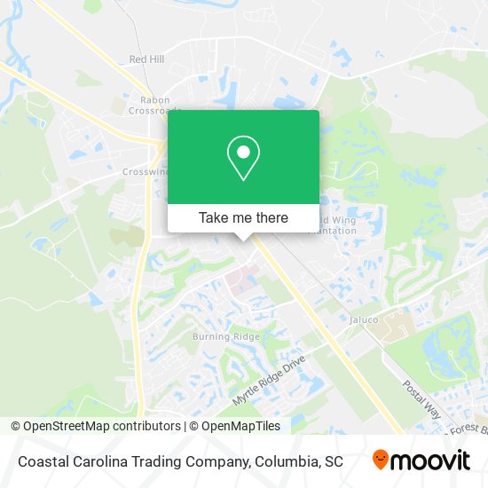 Mapa de Coastal Carolina Trading Company