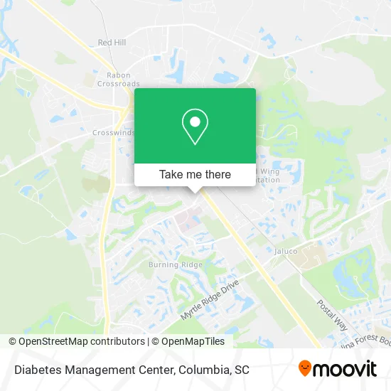 Diabetes Management Center map