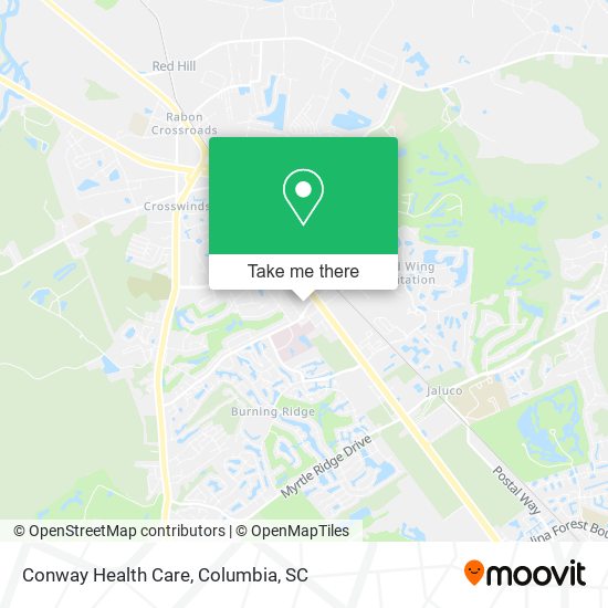 Conway Health Care map