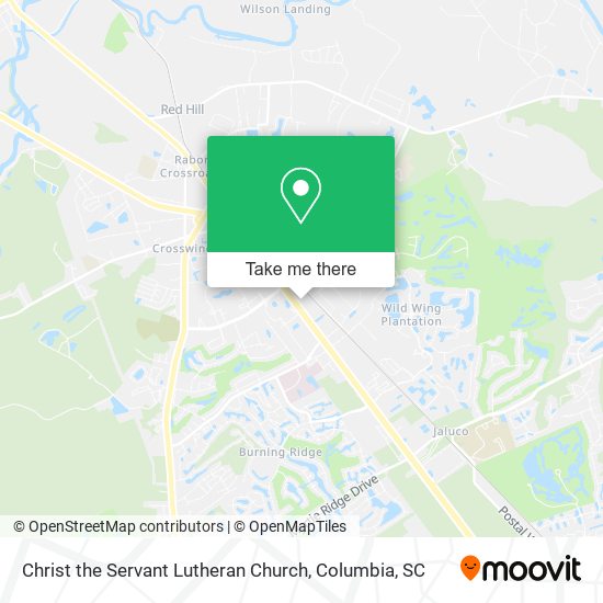 Mapa de Christ the Servant Lutheran Church