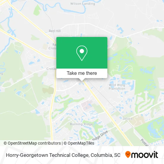 Horry-Georgetown Technical College map