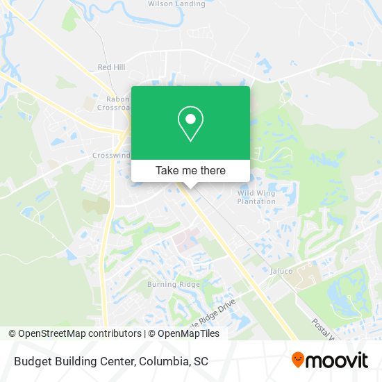 Budget Building Center map