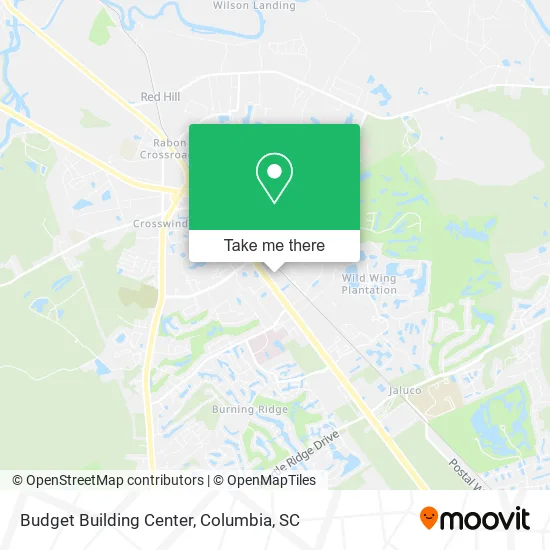 Budget Building Center map