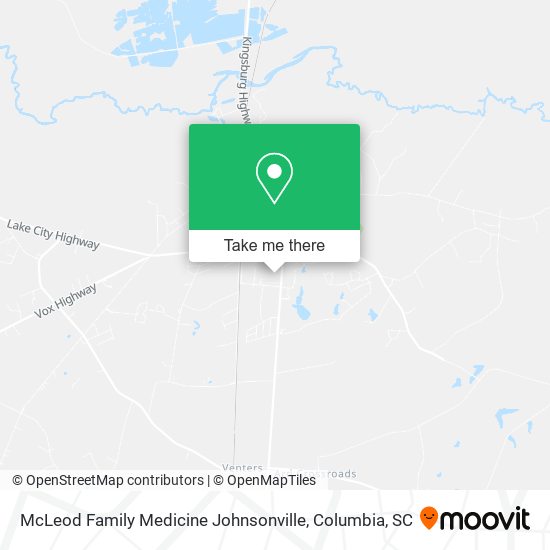 McLeod Family Medicine Johnsonville map