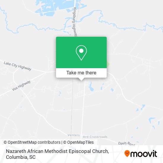 Mapa de Nazareth African Methodist Episcopal Church