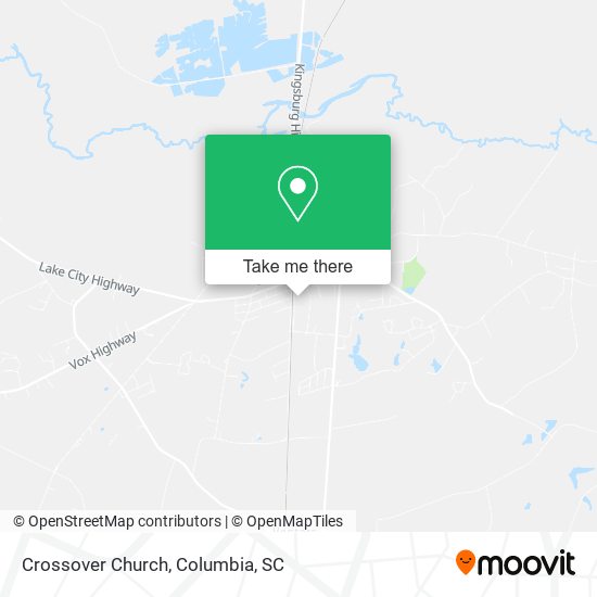 Crossover Church map