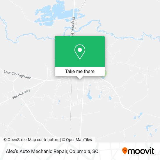 Mapa de Alex's Auto Mechanic Repair