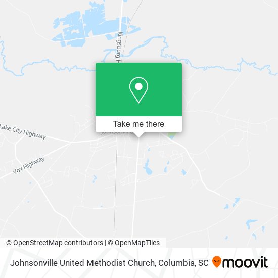 Johnsonville United Methodist Church map
