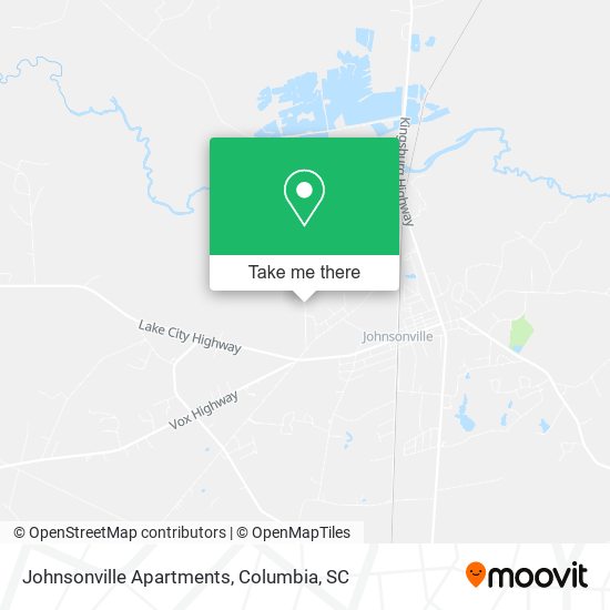 Johnsonville Apartments map