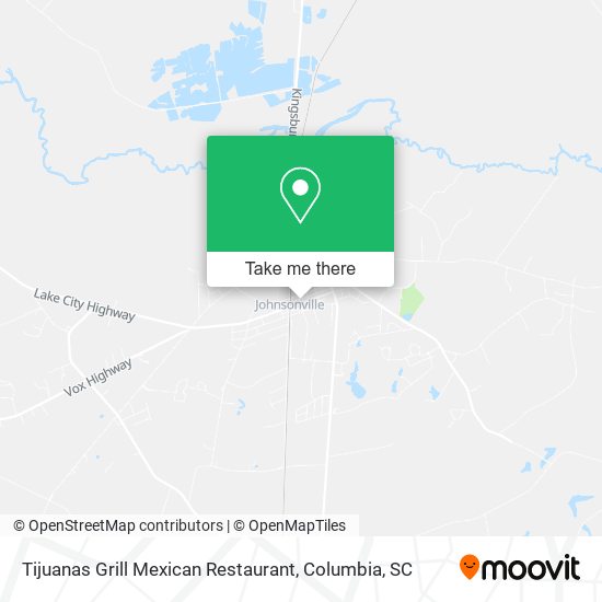 Mapa de Tijuanas Grill Mexican Restaurant