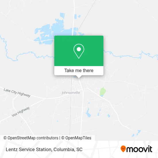 Lentz Service Station map