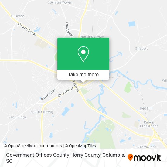 Government Offices County Horry County map