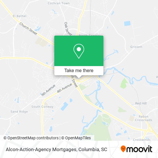 Alcon-Action-Agency Mortgages map