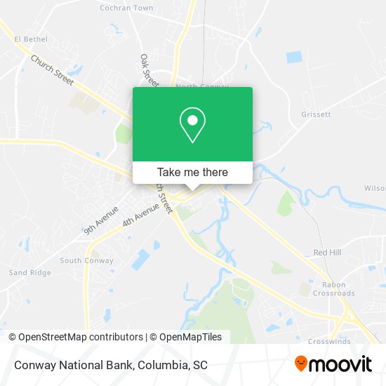 Conway National Bank map