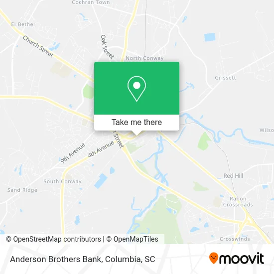 Anderson Brothers Bank map