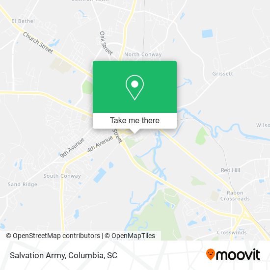 Mapa de Salvation Army