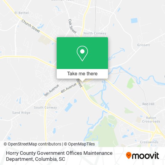 Horry County Government Offices Maintenance Department map