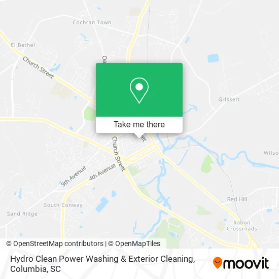Hydro Clean Power Washing & Exterior Cleaning map