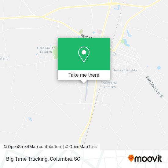 Mapa de Big Time Trucking