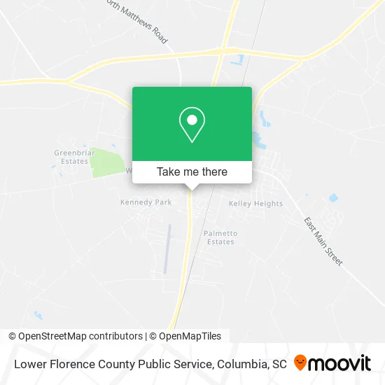 Lower Florence County Public Service map