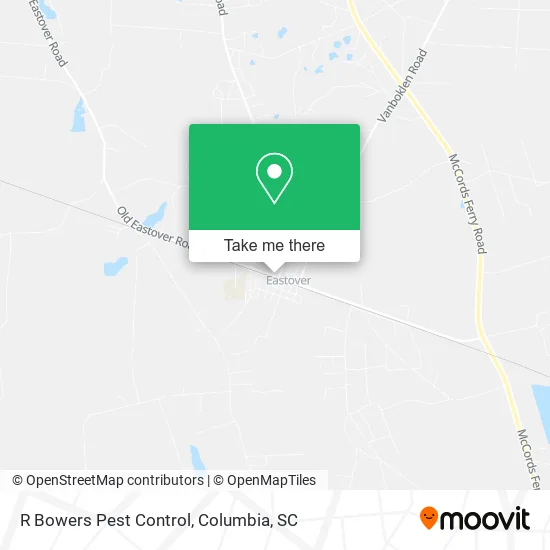 R Bowers Pest Control map