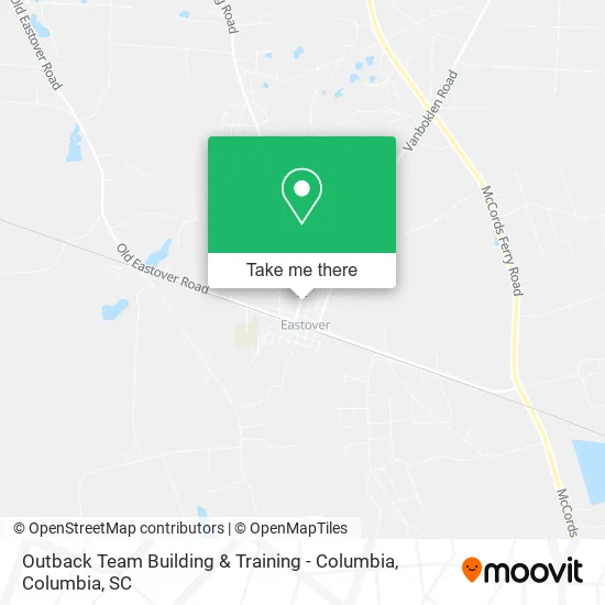 Outback Team Building & Training - Columbia map