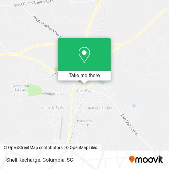 Shell Recharge map