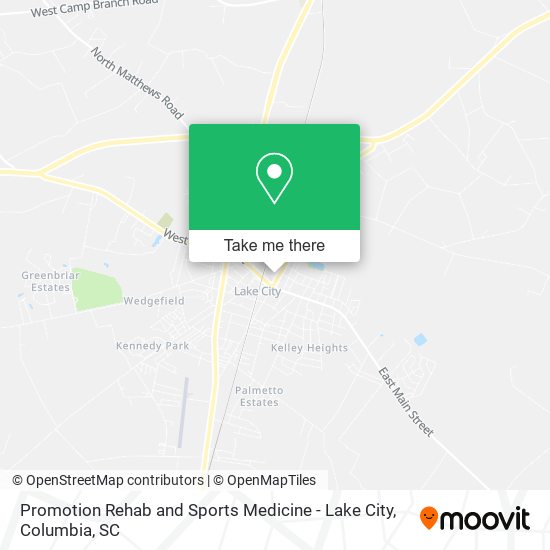 Promotion Rehab and Sports Medicine - Lake City map