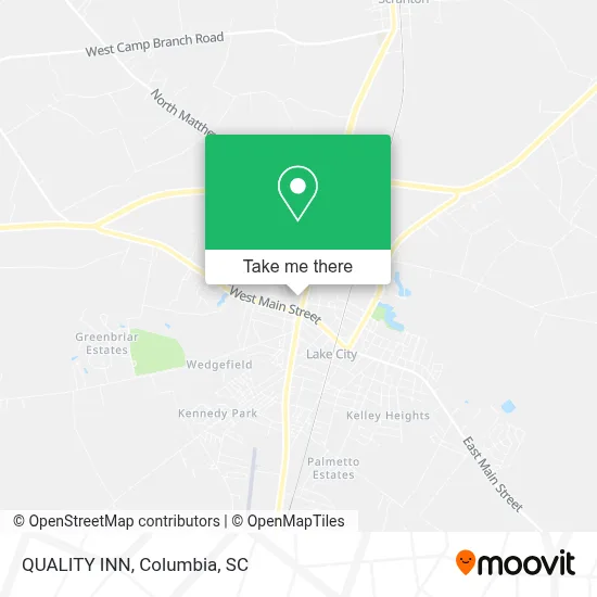 QUALITY INN map
