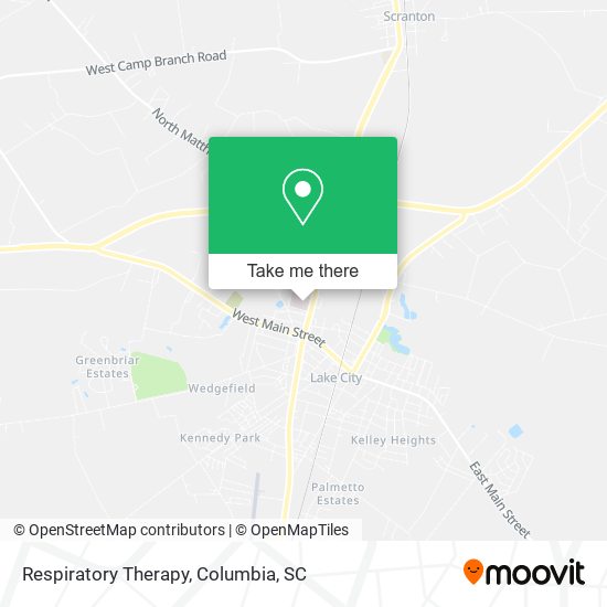 Respiratory Therapy map