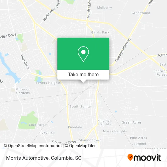 Morris Automotive map