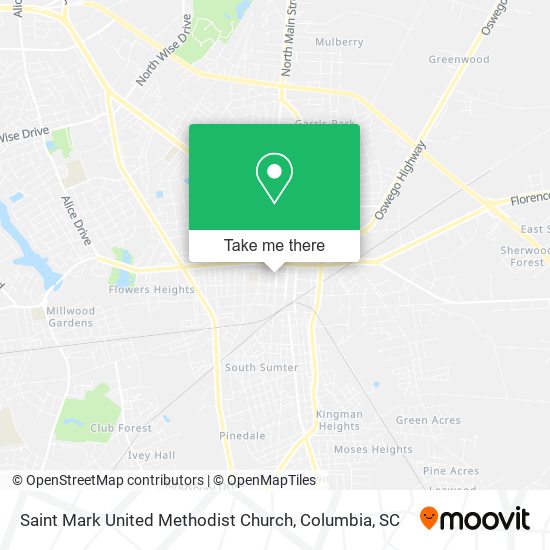 Mapa de Saint Mark United Methodist Church