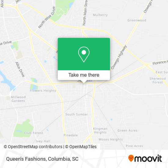 Mapa de Queen's Fashions