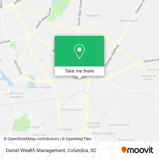 Daniel Wealth Management map