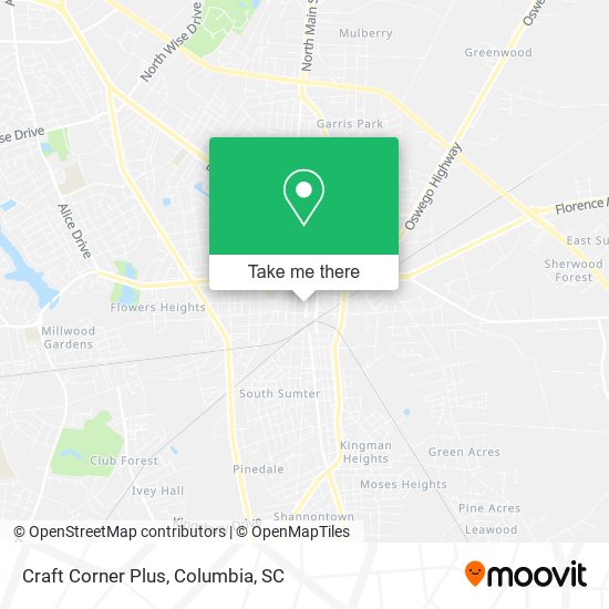 Mapa de Craft Corner Plus