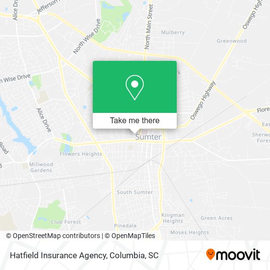 Mapa de Hatfield Insurance Agency