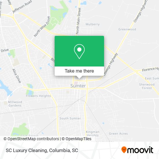 Mapa de SC Luxury Cleaning