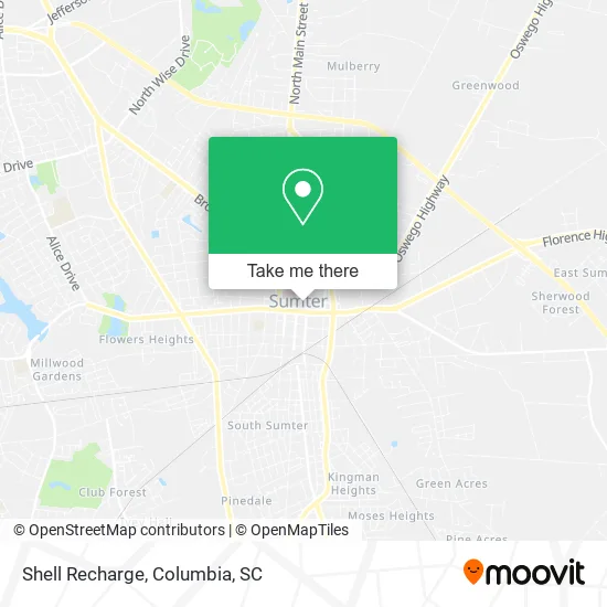Shell Recharge map