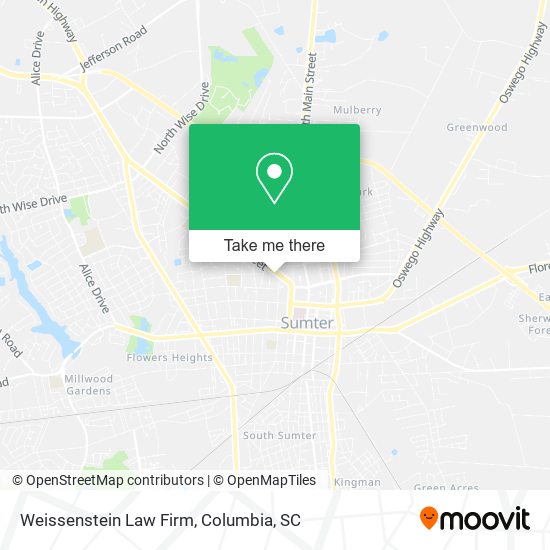 Weissenstein Law Firm map