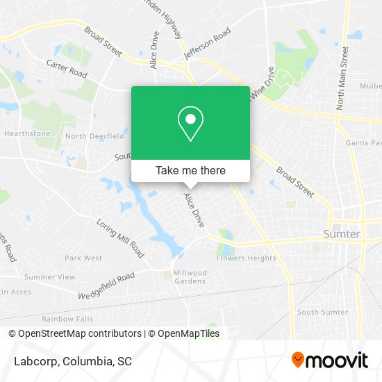 Labcorp map